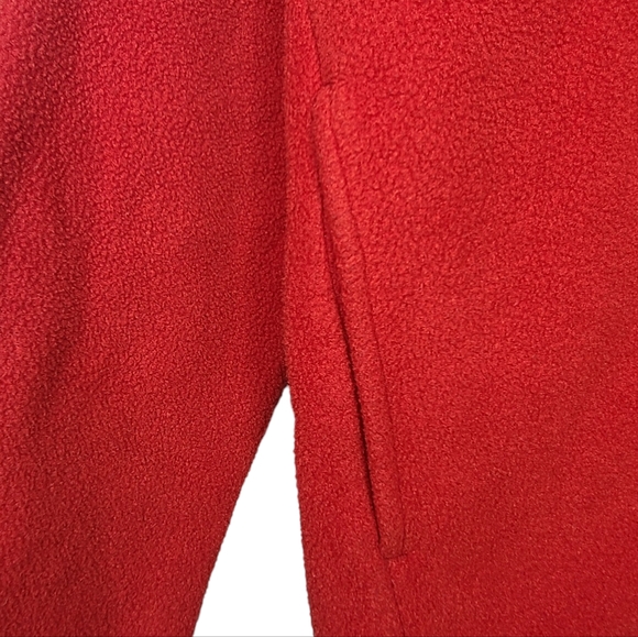 Patagonia Synchilla Marsupial Half Zip Pullover Fire Red 65521 Kids Large - Picture 5 of 9